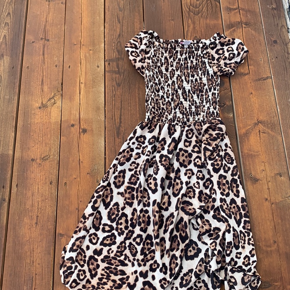 Cheetah print dress